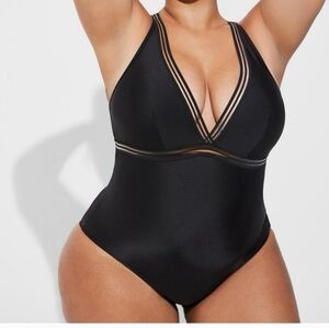 NWOT Torrid Size 3 Black Swimsuit